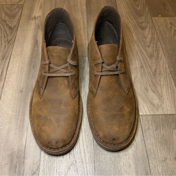 Clarks Desert Boot Women’s Size 9.5 Lace Up Leather - Picture 1 of 9